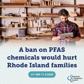 A ban on PFAS chemicals would hurt Rhode Island families.