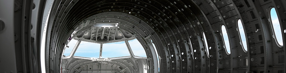 New airplane hull